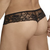 CandyMan String Dentelle Teolt Noir